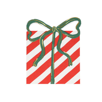 Present With Bow Napkins