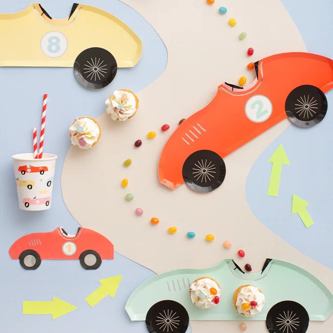 Race Car Plates | Boutique Ballooons