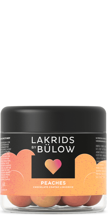 Lakrids by Bülow PEACHES 125g | Boutique Ballooons