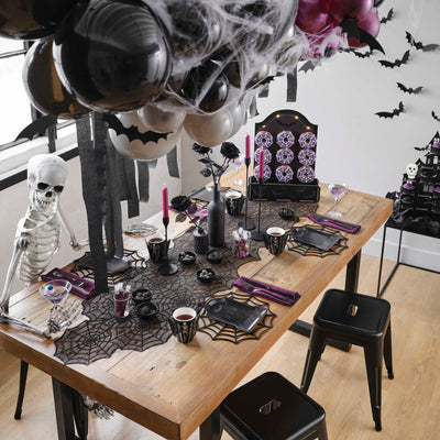 Embossed Tombstone Paper Halloween Plates