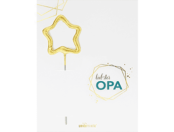 Liebster Opa Modern Family Mini Wondercard