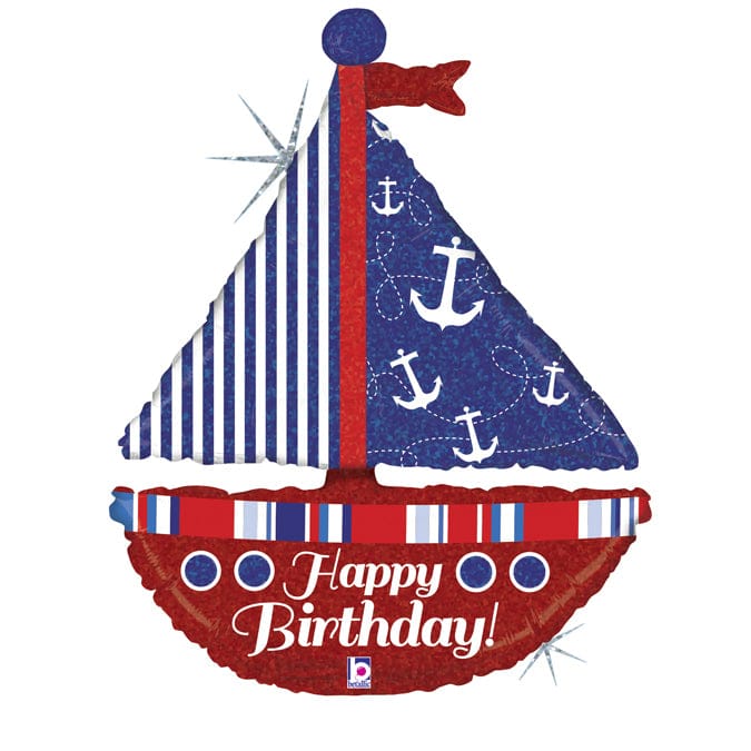 Segelboot - Nautical Birthday Sailboat XXL