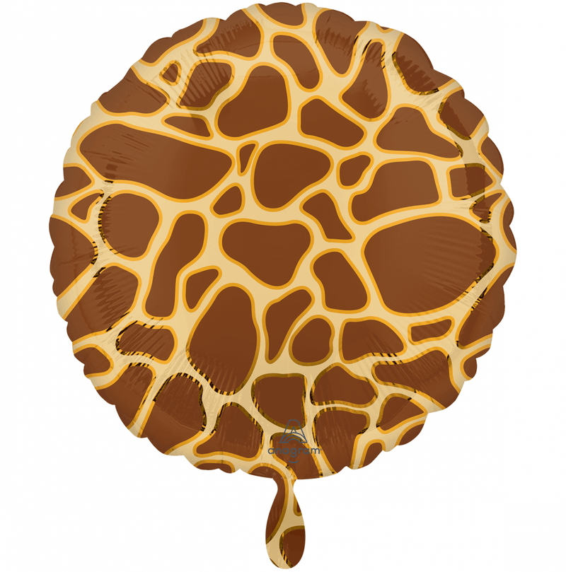 Giraffe Print Rund - Boutique Ballooons