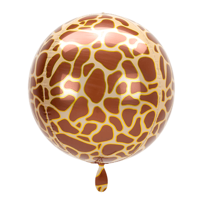 Giraffe Print Orbz - Boutique Ballooons