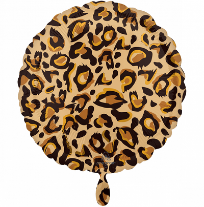 Leopard Print Rund - Boutique Ballooons