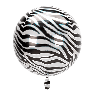 Zebra Print Orbz - Boutique Ballooons