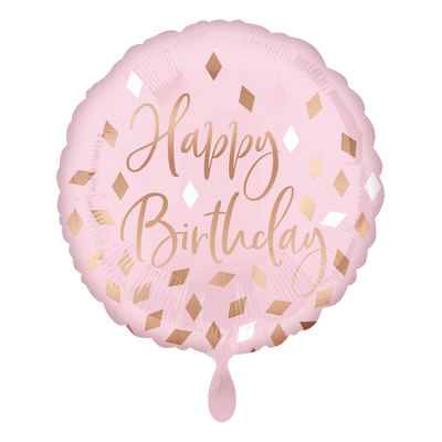 Rose Gold Blush Birthday - Boutique Ballooons