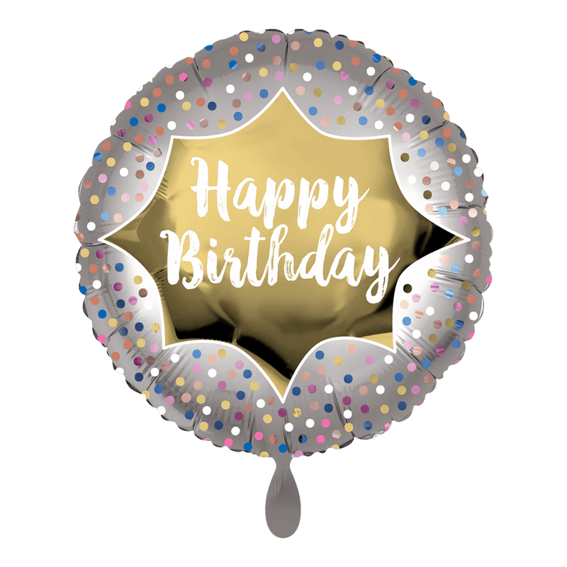 Birthday Satin Gold | Boutique Ballooons