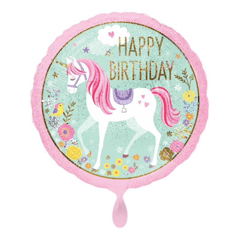 Magisches Einhorn Happy Birthday - Boutique Ballooons