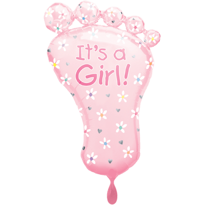 It`s a Girl Foot XXL - Boutique Ballooons