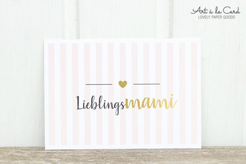 Postkarte Lieblingsmami