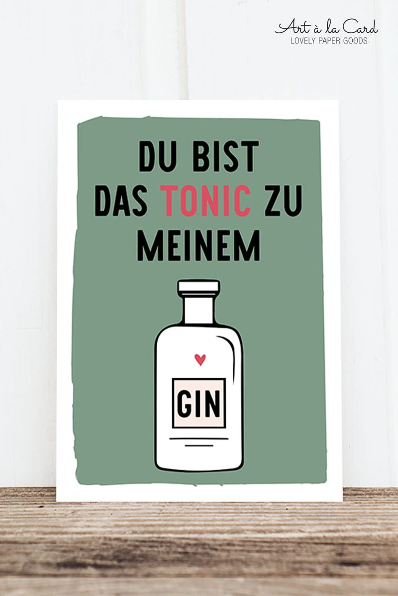 Postkarte Tonic