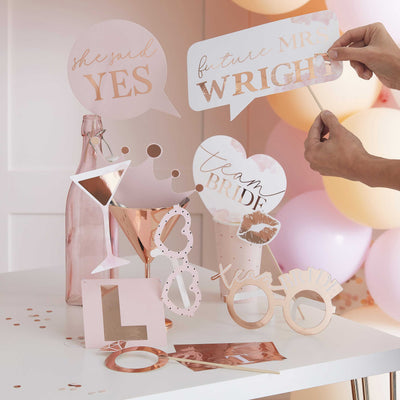 Customisable Photobooth Hen Party Props | Boutique Ballooons