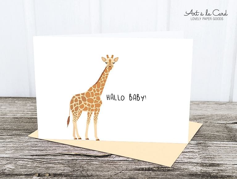 Hallo Baby Giraffe