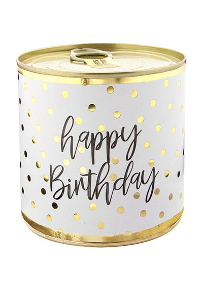 Cancake Happy Birthday Polka Dots Zitrone | Boutique Ballooons