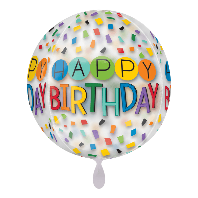 Orbz® - Happy Birthday Rainbow