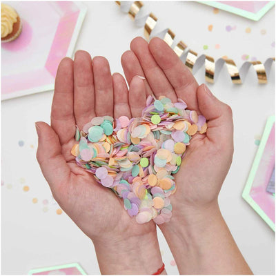 YEY! Let's Party Konfetti Pastell Rainbow Mix | Boutique Ballooons