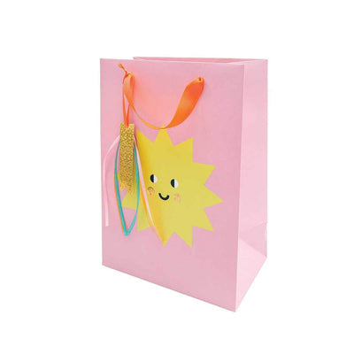 Paper Poetry Geschenktüte Sonne Happy Birthday 18x26x12cm | Boutique Ballooons