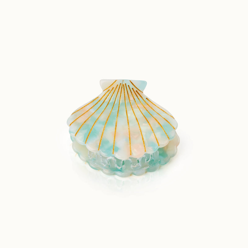 by Vivi. - Shell Haarspange türkis