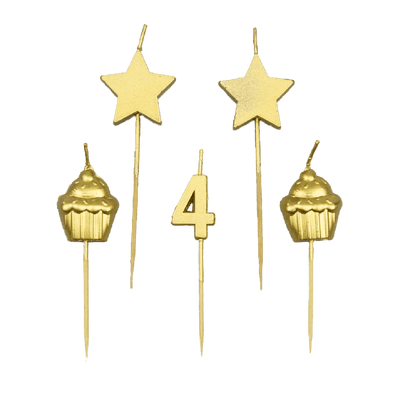 Birthday Cake Candles - 4 Years | Boutique Ballooons