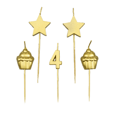 Birthday Cake Candles - 4 Years | Boutique Ballooons