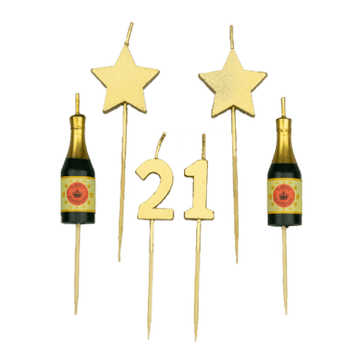 Birthday Cake Candles - 21 Years | Boutique Ballooons