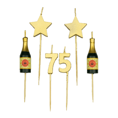 Birthday Cake Candles - 75 Years | Boutique Ballooons