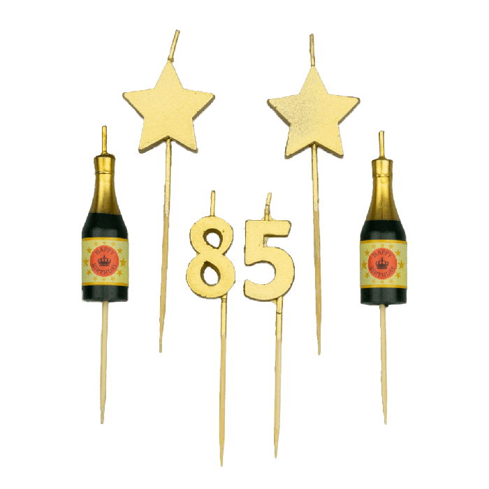 Birthday Cake Candles - 85 Years