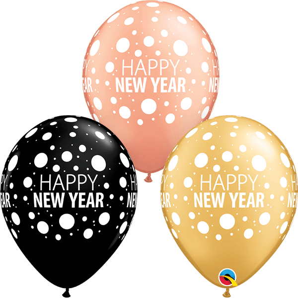 Happy New Year Dots