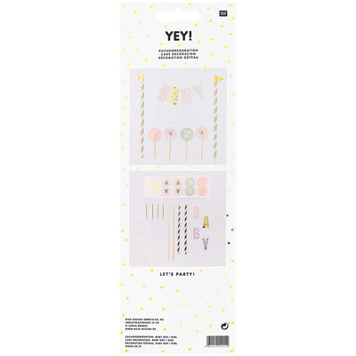 YEY! Let's Party Kuchendekoration Baby | Boutique Ballooons