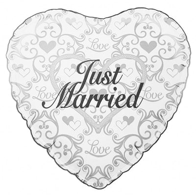 Just Married Filigree | Boutique Ballooons