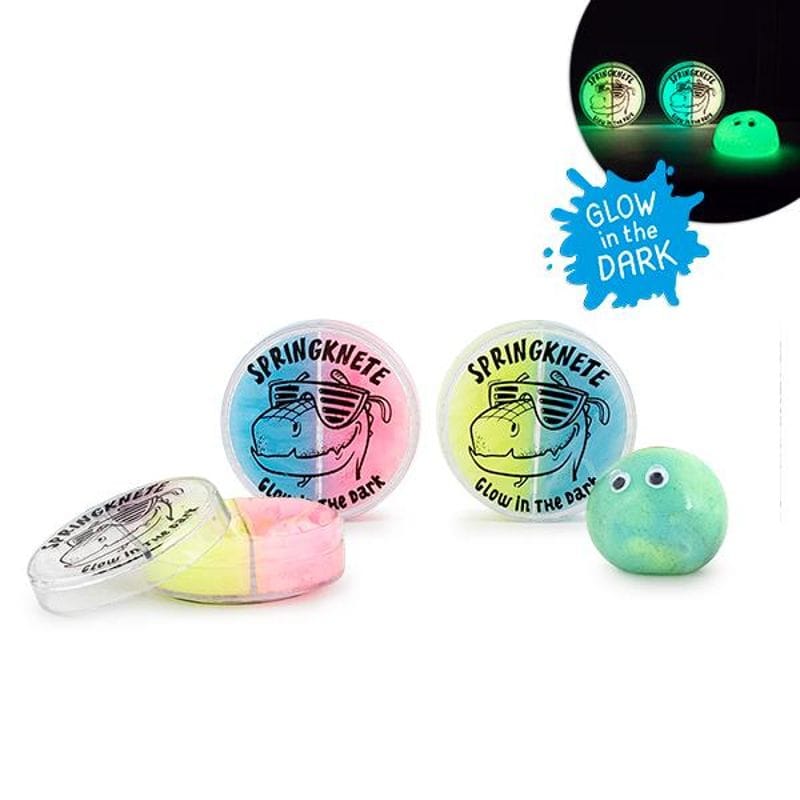 HEY DINO SPRINGKNETE 2-FARBIG GITD 15G, 3-FACH SORTIERT