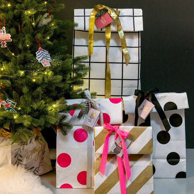 Paper Poetry Kärtchenanhänger Jolly Christmas Classic 6 Stück