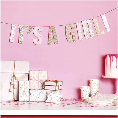 YEY! Let's Party Girlande It's a girl