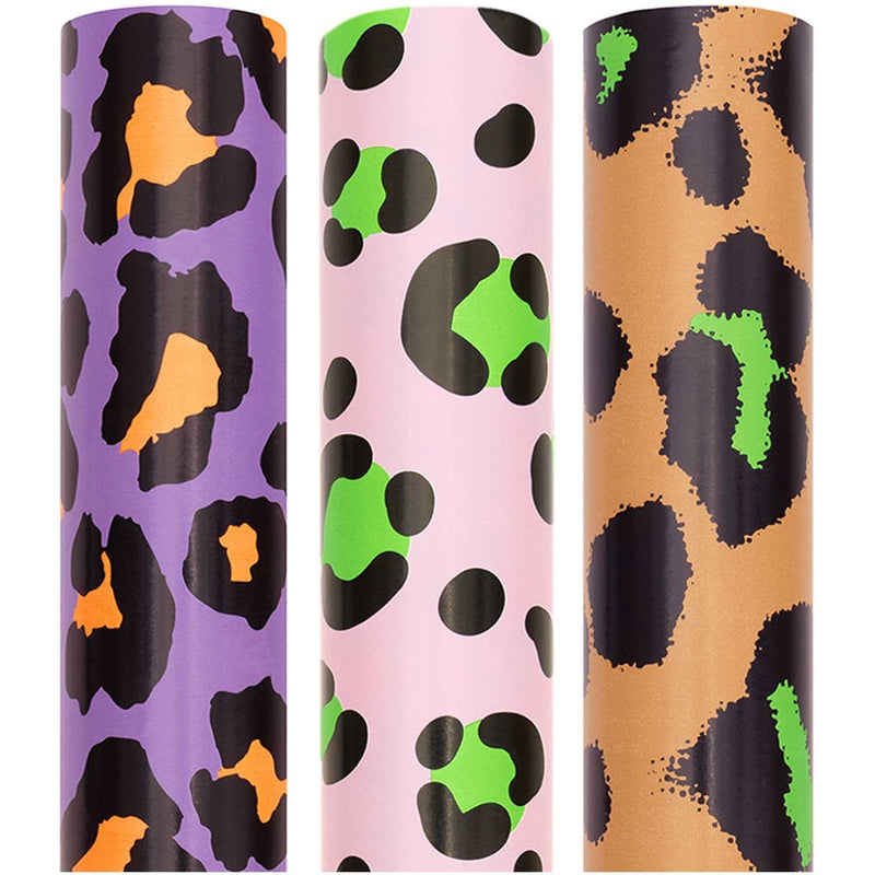 Geschenkpapier Acid Leo, Honigfarben | Boutique Ballooons