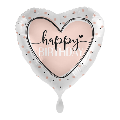 Glossy Heart Birthday | Boutique Ballooons