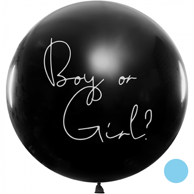 Riesenballon - Boy or Girl - Blau