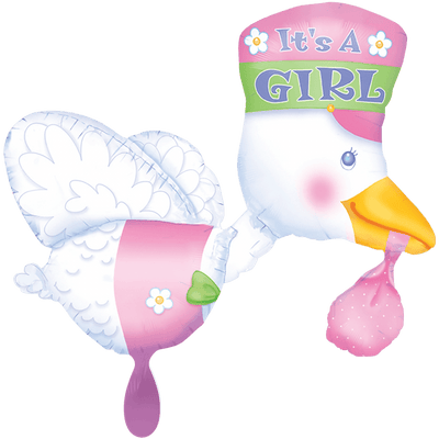 Joy Stork It`s a Girl - Boutique Ballooons