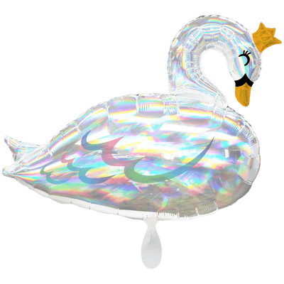 Iridescent Swan XXL | Boutique Ballooons