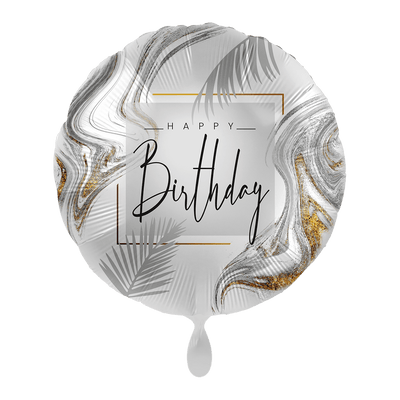 Modern Silver Birthday | Boutique Ballooons