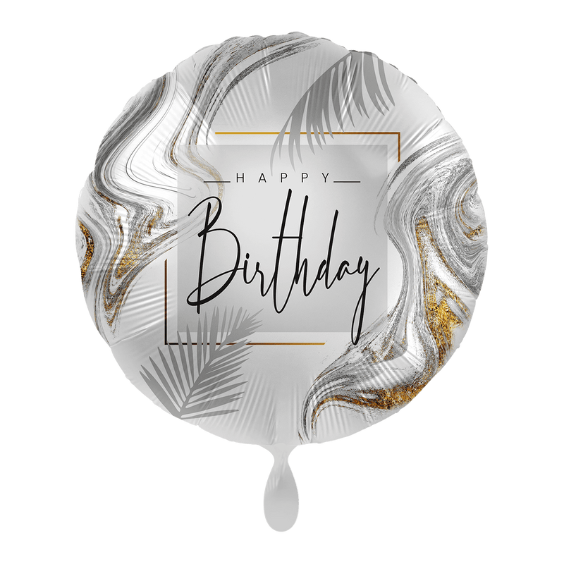 Modern Silver Birthday | Boutique Ballooons