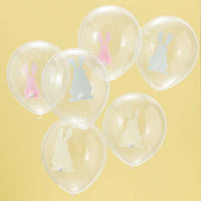 9 Balloons - Bunny Pom Pom | Boutique Ballooons