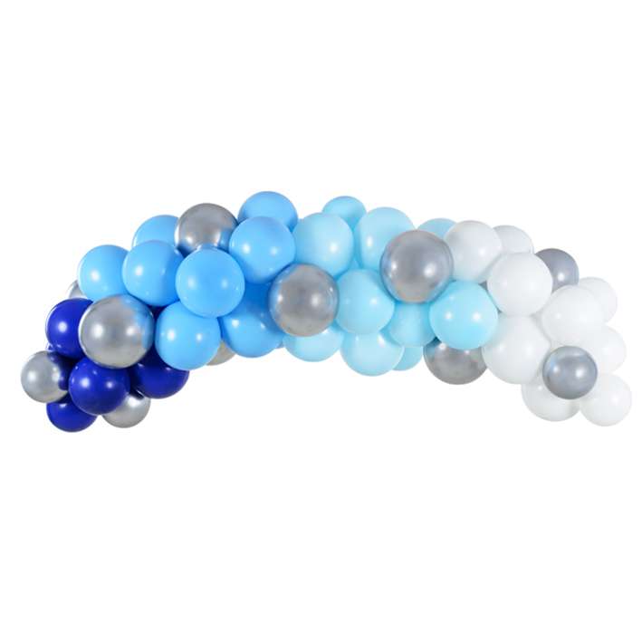 Ballongirlande - Shiny Blue
