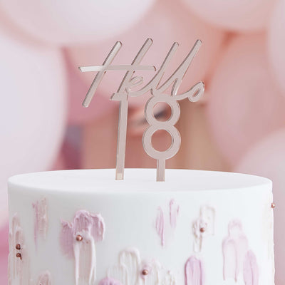 18th Birthday Cake Topper | Boutique Ballooons