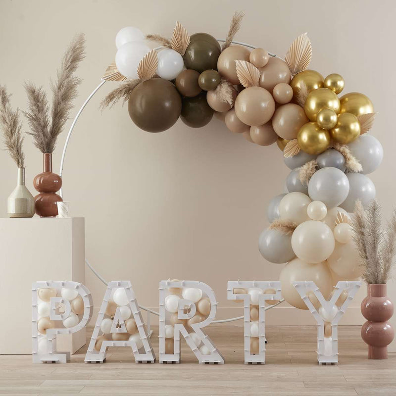 16 Napkin - Natural Sand Marble | Boutique Ballooons