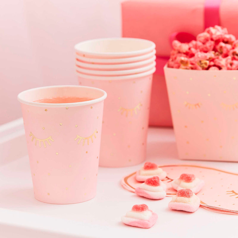 Pink Pamper Party Paper Cups