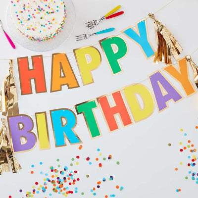 Happy Birthday Bunting | Boutique Ballooons