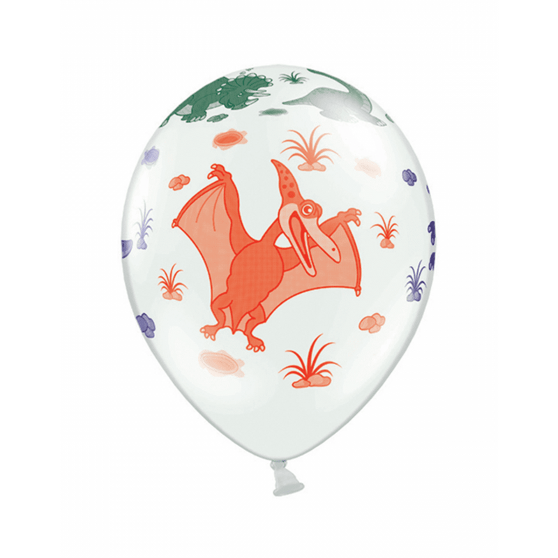 6 Motivballons - Dinosaurier | Boutique Ballooons