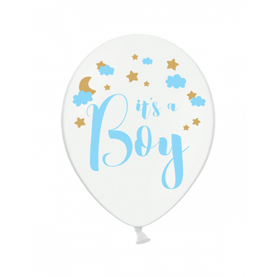 6 Motivballons - It's a Boy | Boutique Ballooons
