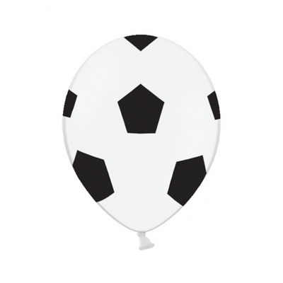6 Motivballons - Fußball | Boutique Ballooons